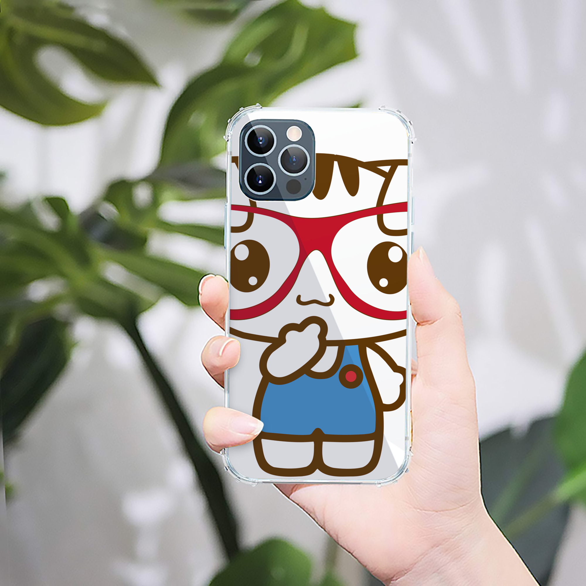 （画像用） Hello Kitty ハローキティ 【iPhone 12シリーズ対応】透明スマホケース（クリアソフトケース）